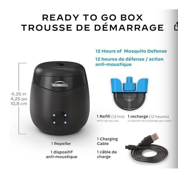 Thermacell Zone Mosquito Repellent Device With 20 Ft Coverage