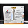 Image 2 : BIC 4-Color Cristal Ballpoint Pens Pack of 30 Assorted Colors