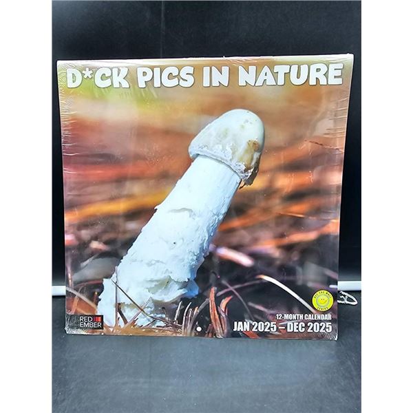 2025 Calendar Titled ‘D*ck Pics in Nature’ by Red Ember