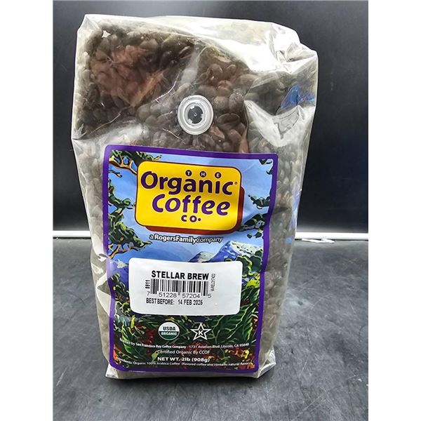 Organic Coffee Co. Stellar Brew, 2 lb (908 g) Bag