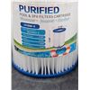 Image 3 : Lot of 2 Purified HYBW-II Pool Filter Cartridges, Compatible with Bestway Type II