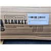 Image 3 : Coova Blanket by HomeNite- Grey, 90×90″