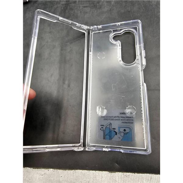 Lot of 7 Protective Clear Case for Samsung Galaxy Z Fold 6