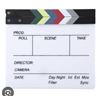 Image 1 : Film Production Clapperboard with Multi-Color Chevrons