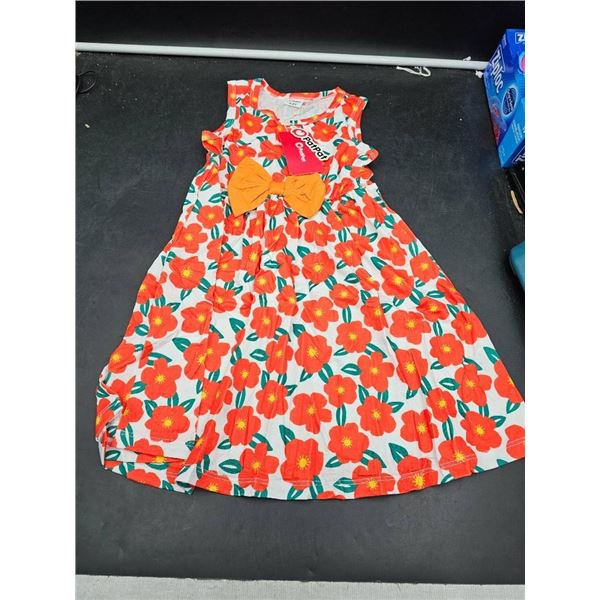 PatPat Girls’ Floral Dress, Size 4-5Y, Sleeveless