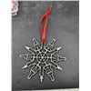 Image 4 : Set of 32 Penis Snowflake Ornaments with Red Hanging Ribbons