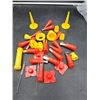 Image 1 : Assorted Red and Yellow Icing Tools With Stainless Steel Components