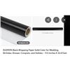 Image 1 : RUSPEPA Black Wrapping Paper Roll, 17.5 Inches x 32.8 Feet