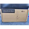 Image 3 : Wali Ceiling Monitor Mount Model ECS003 with Adjustable Features