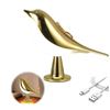 Image 1 : Ruiomii Bird Lamp, Small Night Light, Gold Finish with Touch Switch
