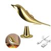 Image 1 : Ruiomii Bird Lamp, Small Night Light, Gold Finish with Touch Switch
