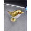 Image 4 : Ruiomii Bird Lamp, Small Night Light, Gold Finish with Touch Switch