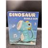 Image 2 : Dinosaur Bubble Gun for Ages 3+ with Music, Light, and Bubble Features