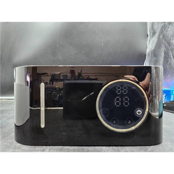 YIKHOM Wall-Mounted Sensor Soap Dispenser in Black, Model X004776UQL