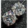 Image 1 : $4500 14K  Lab Diamond 2.1Ct  Earrings