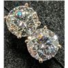 Image 3 : $4500 14K  Lab Diamond 2.1Ct  Earrings