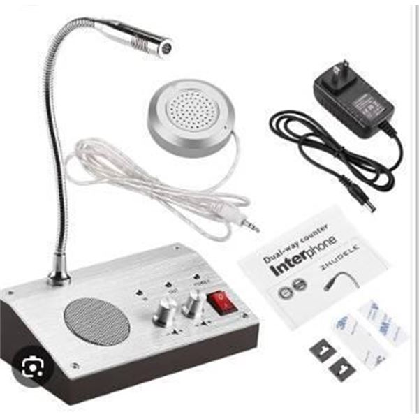 Lot of 2 – Zhudele Dual-Way Counter Interphone