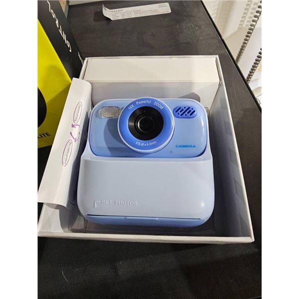 Instant Print Camera for Ages 3 Plus with Photo Recording Capability