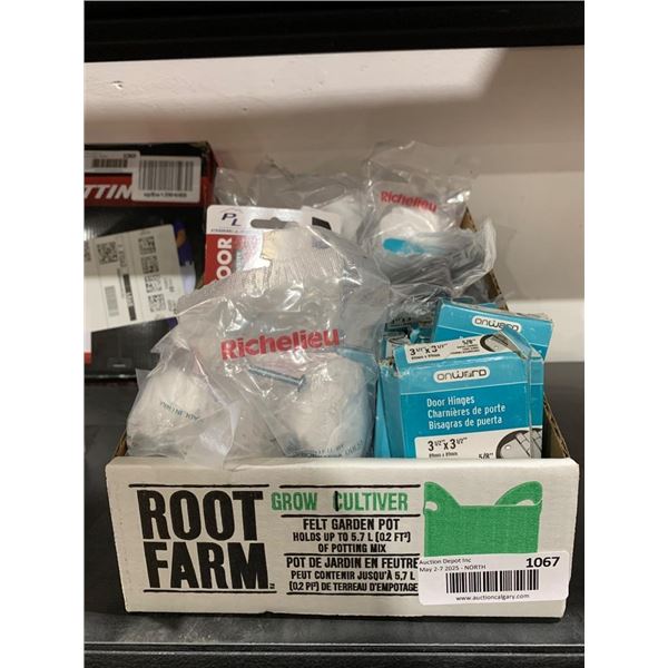 Lot of Assorted Household Hardware and Supplies