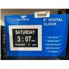 Image 2 : 8-Inch Digital Clock with Dual Date and Time Modes