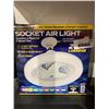 Image 2 : Bell + Howell Socket Air Light with RGB Color Select and Fan Feature
