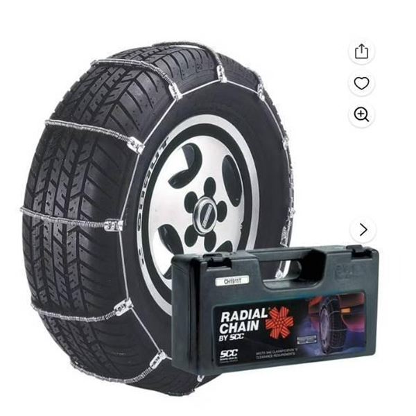 SCC Radial Chain SC1040 Tire Traction Chains for Passenger Vehicles