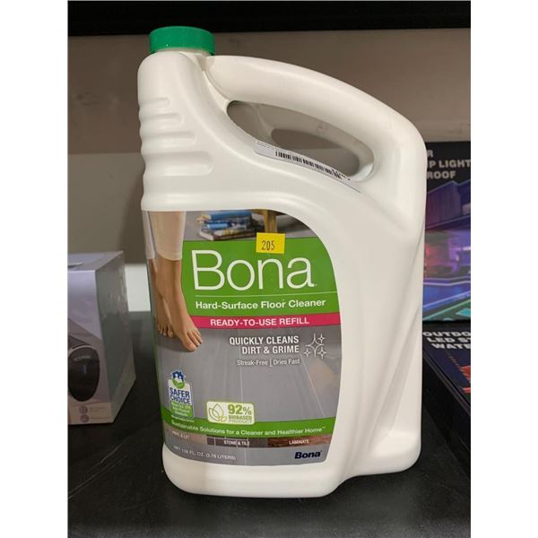 Bona Hard-Surface Floor Cleaner, Ready-to-Use Refill, 128 Fl. Oz.