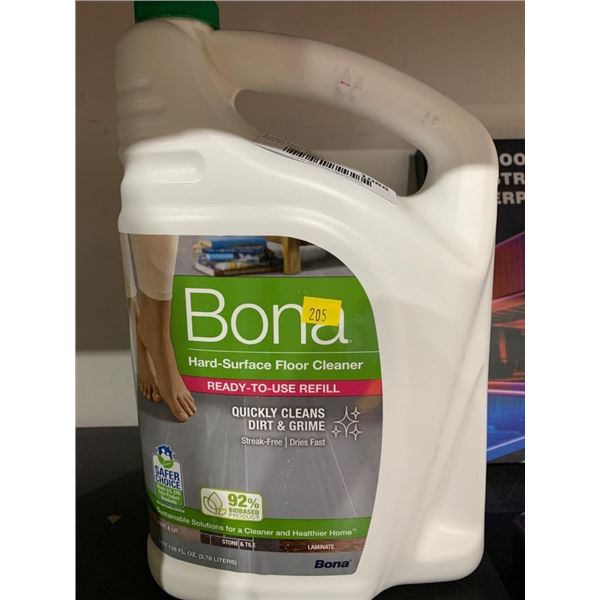 Bona Hard-Surface Floor Cleaner, Ready-to-Use Refill, 128 Fl. Oz.