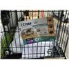 Image 1 : MidWest Homes iCrate Double-Door Folding Metal Dog Crate – Crate Only