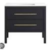 Image 1 : Home Decorators Collection Vistara Vanity Combo Black 36x19x34″( Aprox)