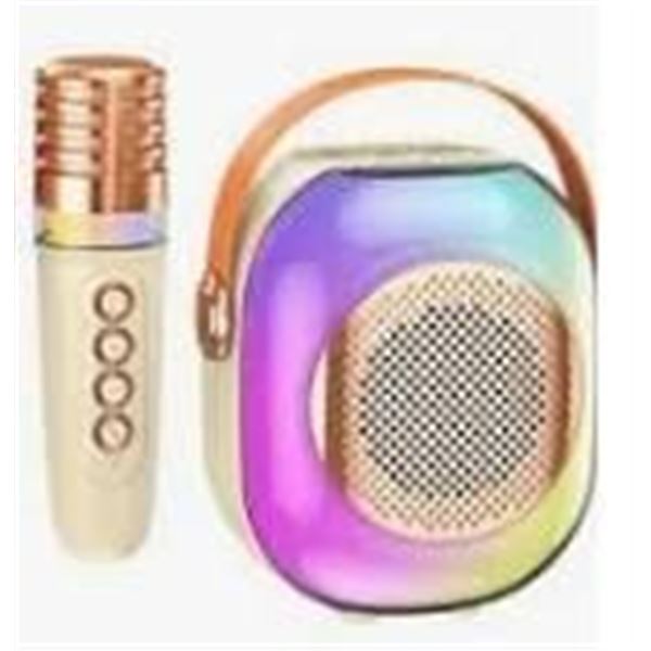 Colorful Karaoke Sound System Model A5 with Handheld Microphone