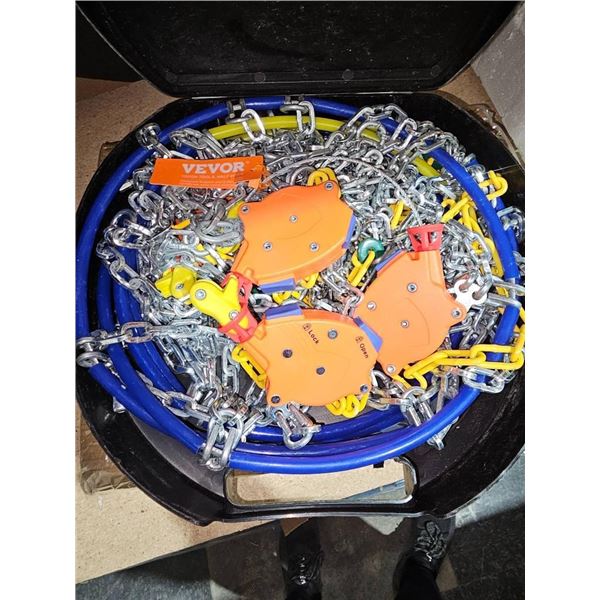 Vevor Tire Chains in storage case