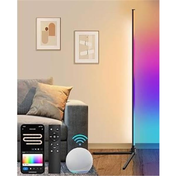 Smart Dream Color LED Floor Lamp With WiFi Connectivity