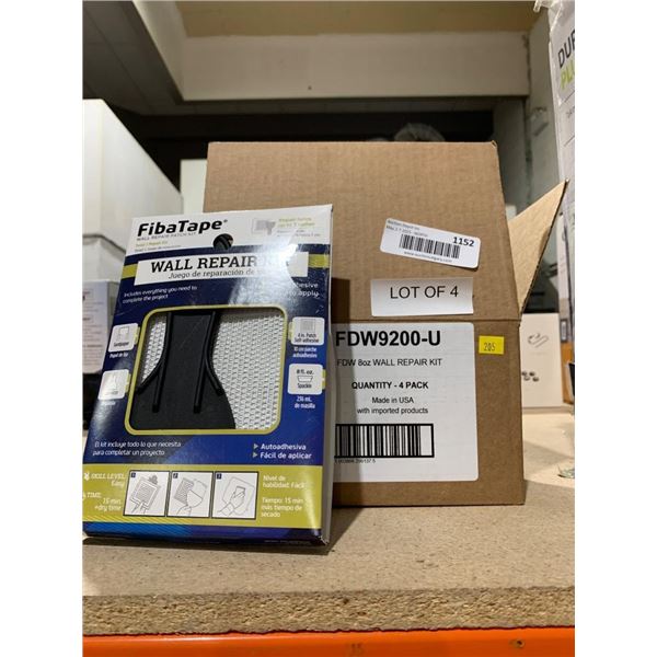 Fiba Tape Drywall repair kit case lot of 4