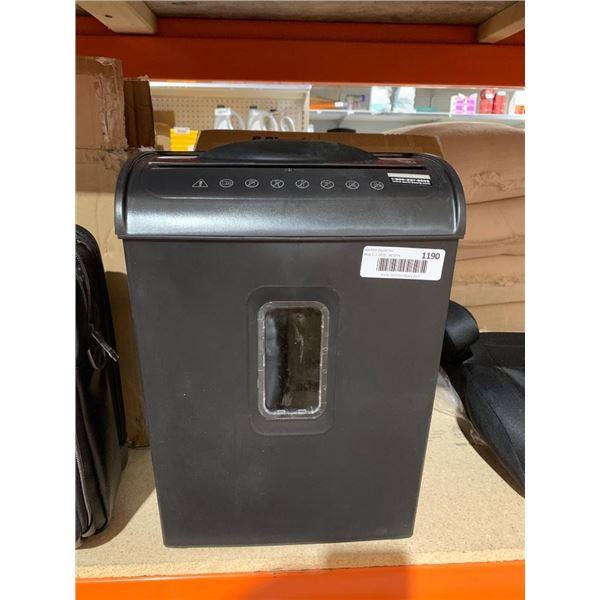 6-Sheet Micro-Cut Paper Shredder, Black