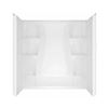 Image 1 : Delta 60 x 30 Classic 400 Bathtub Wall Set 40205-T-40