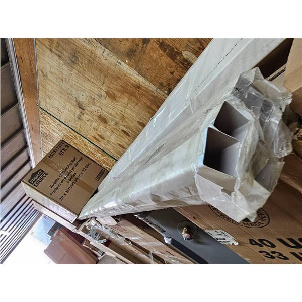 White Downspout Pipes – White  6-Piece Set