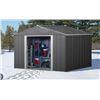Image 1 : Arrow High Point Series 10 ft. x 8 ft. Galvanized Steel Storage Shed