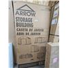 Image 2 : Arrow High Point Series 10 ft. x 8 ft. Galvanized Steel Storage Shed