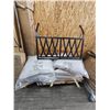 Image 2 : Landon & Co 4 piece Conversation Set  Black Metal with Grey Cushions