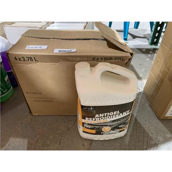 Glycol Coolant Antifreeze 4 x 3.78L 50/50 Premixed