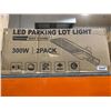 Image 2 : LED Parking Lot Light 300W 2-Pack with Photocell and Dusk-to-Dawn Feature