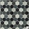 Image 1 : Style Selections Palladian Gray Mosaic Wall Tile, 12 x 12, 10 Pieces