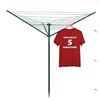 Image 1 : Strata 4-Arm Aluminium Rotary Clothes Dryer, 164ft/50m Line