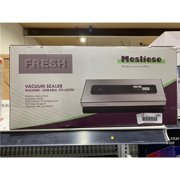 Mesliese Vacuum Sealer Machine With Accessories, ETL Listed