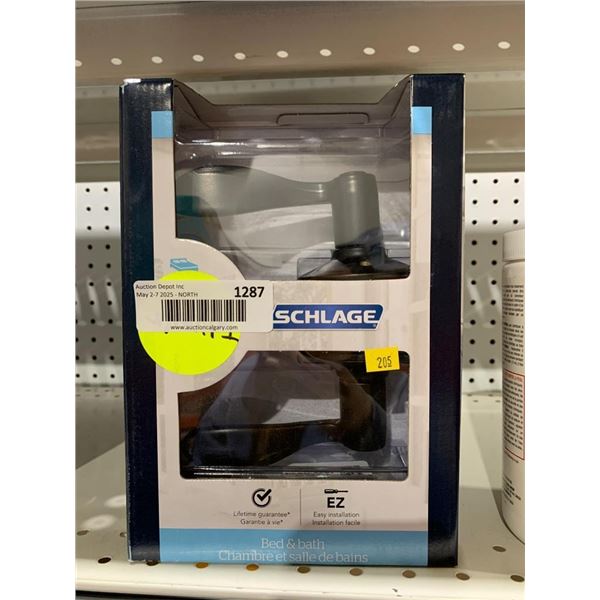 Schlage Bed and Bath Door Handle with Lock, Model 300T
