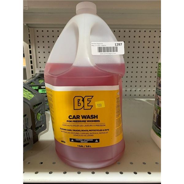 BE Car Wash for Pressure Washers – 1 Gallon / 3.8L