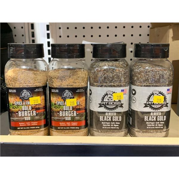 Pit Boss Bold Burger Rub and Alberta Black Gold Seasoning Set
