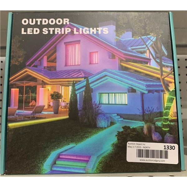 Outdoor LED Strip Lights With Multicolor Display