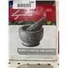 Image 2 : Lagostina Natural Granite Hand Mortar And Pestle, Manual Grinder, Perfect Crushing Herbs, Spices, 1.